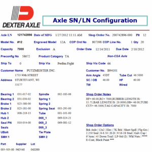 12TF 7K 865 ELEC W/EZ;LUBE Build per serial number